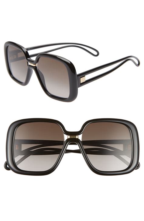 givenchy rose gold sunglasses|givenchy 55mm oversized sunglasses.